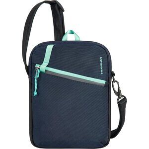Galaxy Blue rPET Crossbody Bag - Stylish Anti-Theft Design with Secure Pockets